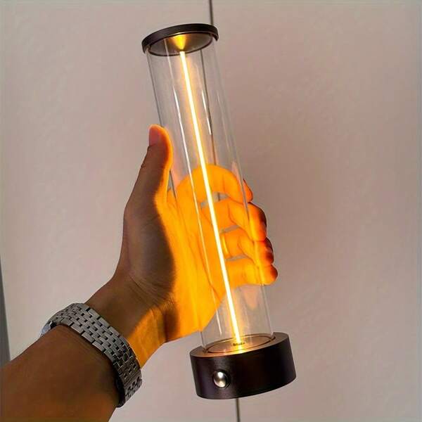 Kexinlighting Kexinlighting-1pc Portable Magnetic Lamp With 3 Brightness Levels, USB Charging, And Creative Atmosphere Light For Camping And Bedroom Use