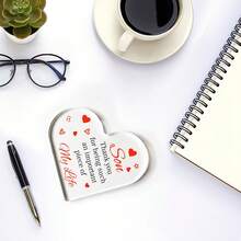 Placas de sentimiento de acrílico: Gratitud y Apreciación. Perfecto para regalar a mamá, papá, amigos y familia. Diseñados como recuerdos que infunden calidez sincera a cualquier espacio, convirtiendo momentos ordinarios en recuerdos apreciados que duran toda la vida.