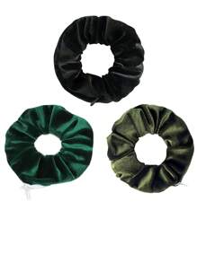 1-20Pcs Velvet Hair Ring With Hidden Pocket,Multi-Functional Hair Accessory Pouch,Portable Money Hider & Organizer,Back To School Must Haves,Beach Bag,Non-Waterproof Travel Essentials Travel School Back To School School Supplies Holiday Camping Holiday Essentials Vacation Accessories Mini Summer,Suitable For Women And Girls Velvet Headband,Hidden Pocket Headband,Suitable For Storing Small Items Such As Keys,Dollars,Lipstick,Etc