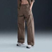 Nike 女款 AS W NSW WVN MR PANT 梭织长裤 FQ3589-233 - 棕色 - 查看 1