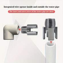 二合一一体式管螺纹切割器 - 多功能金属工具，适合水管工和 DIY 爱好者，管道维修必备 - 彩色 - 查看 3