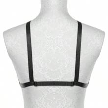 SHUS0087-Body Harn Bra For Women Sexy Cupl Bra With Choker Pentagra Caged Bra Punk Gothic Style Strappy Lingerie - 73-k - 查看 4