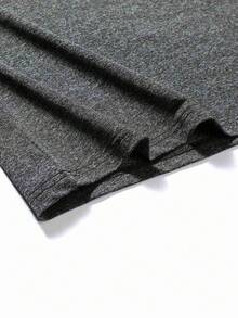 2pcs Men's Summer Sports Regular Fit Short Sleeve T-Shirt And Shorts Set, Letter Print Pattern Casual Outfit With Pockets And Drawstring Waist, Suitable For Husband/Boyfriend Gift, Golf, Fishing, Basketball, Camping, Gym, Swimming And Beach - Dark Grey - View 5