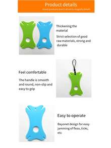 Magnifying Glass Pet Flea Lice Mite Tick Removal Tool, Easy To Use And Durable, For Preventing Ticks - Multicolor - View 11