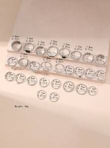 27-teiliges Schmuckset mit geometrischen Cut Out Schlangen-, Schmetterlings- und Herzformen, mit Strass besetzt, luxuriös und elegant, für Frauen
