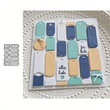 New Arrival 10 Different Pendant Shapes Metal Cutting Dies For DIY Scrapbooking Card Making Stencils Embossing Craft Decoration