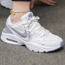 Nike Zapatillas de running Air Max Fusion Retro para mujer, transpirables, de caña baja, resistentes al desgaste y con absorción de impactos - Blanco - Ver 8