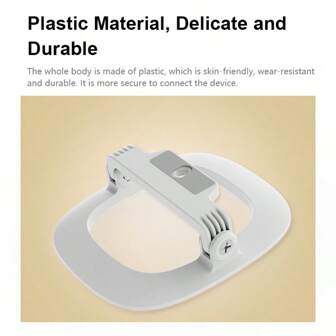  PANDA 白色便携式投影仪支架 ± 15° 角度调节塑料 ABS 桌面投影仪支架通用 4KG 以下投影仪胶片视频支架适用于露营家庭影院 (FPZ-101)