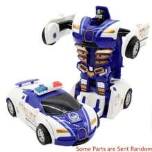 Amazing Transforming Sports Car Deformation Toy - Inertial Sliding Racing Bike - Automatic Transform - Incredible Boys Gift Idea!,Back To School - Multicolor - View 11