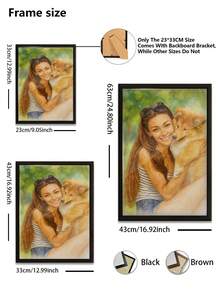 1 Stück, optionaler Rahmen, individuelle Leinwandmalerei, Haustierporträt Aquarell Hundeporträt individuelles Haustierporträt Haustiermalerei, HD-Druck, Erinnerungen bewahren, schöne Momente festhalten, Geburtstag, Jahrestag, einzigartiges perfektes Kunstgeschenk