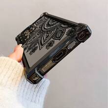 Funda de teléfono Y2K Totem Flower para S25/S24/S23 FE Ultra Plus 4G/5G, a prueba de golpes, transparente, de gel suave y protectora - Colores mixtos - Ver 6