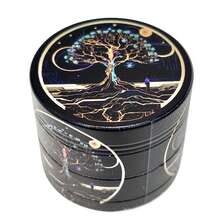 1pc 4-Layer Zinc Alloy Multi-Function Grinder, Decorative Grinder, Spice Grinder Tool, Home Essential, Spice Powder Grinder, Gift For Men And Women, Halloween And Christmas Party Supplies - Multicolor - View 18