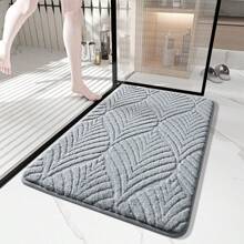 Geometrisches Muster Badezimmermatte Set, weicher rutschfester Duschvorleger aus Mikrofaser mit Toilettendeckelbezug, dick saugfähiger Plüschteppich für Schlafzimmer, Küche, Wohnzimmer Heimdekoration, perfektes Urlaubsgeschenk