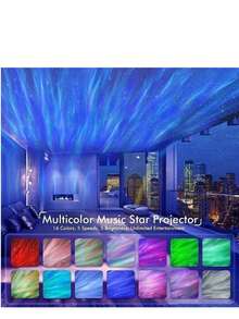 LED Northern Lights Galaxy Projection Lamp Aurora Star Projector Night Light - Multicolor - View 6