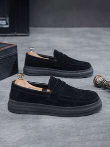 Men's Casual Slip-On Canvas Shoes, Comfortable Lightweight Low-Top Casual Loafer Shoes, Suitable For All Seasons - Multicolor - View 5