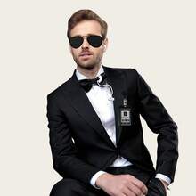 6pcs Ring Security Wedding Ring Bearer Gifts - Ring Security ID Badges, Bow Ties, Glasses And Ring Bearer Card Gauze Bags, Full Of Ceremony, Security Agents, Party Decoration Props - Multicolor - View 5