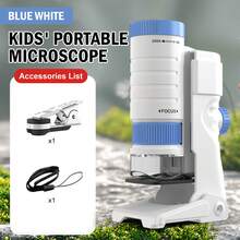 200X Portable Handheld Microscope For Kids, High Definition STEM Educational Science Experiment Toy, Outdoor Observation Gift For 6-15 Years Old Children - Multicolor - View 18