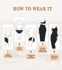 Strapless Shapewear Slip For Under Dresses Full Slip Dress For Women Tummy Control Seamless Body Shaperwear Dress - 裸體 - 查看 7