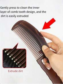 1pc Multi-Function Energy Massage Comb, Hollow Teeth Hair Brush For Scalp Massage/Dandruff Removal/Oil Control, Suitable For Both Men And Women, Energy Massage Brush, Grooming Comb For Healthier Scalp And Better Hair Quality