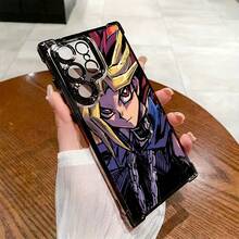 Esta funda de teléfono de juego de cartas de anime japonés compatible con 25, S24, S23, S22 FE Ultra Plus, proporciona protección trasera suave y transparente anti-caída, adecuada para 4G y 5G. - Colores mixtos - Ver 1