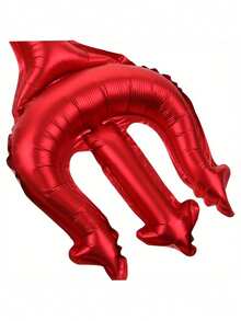 10 buah Balon Trisula Merah - Perlengkapan Pesta Tiup Garpu Rumput, Untuk Dekorasi Halloween, Aktivitas Perayaan Menyeramkan, dan Kesempatan Berfoto - Balon Halloween - View 6