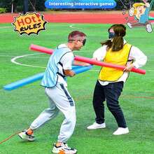 1 pieza Palo hueco para nadar de 59 pulgadas de largo, tubo flotante de espuma, palo para ambiente, artículo esencial de playa, accesorio de playa - Multicolor - Ver 4