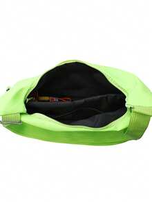 女士手提包带肩带，时尚轻便防水牛津布斜挎包，休闲单肩学生/通勤饺子包，多口袋街头风格大容量单肩托特包