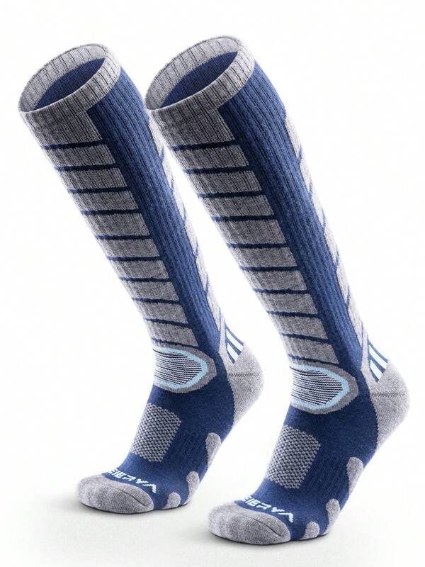 1 Pair WEIERYA Merino Wool Ski Socks, Professional Snowboard Socks, Unisex Outdoor Sports Performance Warm Socks