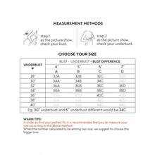 FallSweet Add Two Cups Bras Brassiere For Women Push Up Padded Unlined Comfort Womenswear - White-stripe - 查看 10