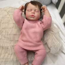 scnbom Bebes Reborn niñas 20pulgadas 50cm Verdadero Silicona muñecas Reales Baby Dolls Girls Originales Recien Nacidos niño Toddler Realista cierra los ojos