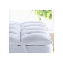 Plush Goose Down Mattress Topper - Single Size For Ultimate Comfort And Support
