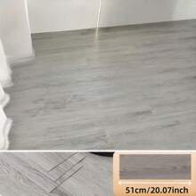1 Set/10 Stück 51cm x 15cm Holzmaserung Bodenstreifen Selbstklebende Fußbodensticker, frei gestaltbar, Wanddekorations-Aufkleber, ablösbar und klebend, selbstklebende Tapete, selbstklebende Wandaufkleber, Fußbodensticker für Wohnzimmer, Schlafzimmer, Büros, verschiedene Innenräume