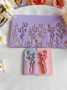 Bohemia Flower Leaf Clay Cutters For Jewelry Making Earrings, Summer Leaf Handmade Jewelry Clay Cutter Tool For DIY Crafts