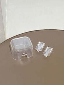 4 Stücke transparente TPU Ladekabel & Adapter Schutzhülle, geeignet für 20W UK Apple Schnellladegerät, Ladegerät Schutz - Transparent - Übersicht 2