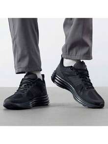 Nike Zapatillas de running informales, transpirables, de caña baja, cómodas y resistentes al desgaste, Lunar Roam Baita - Negro - Ver 6