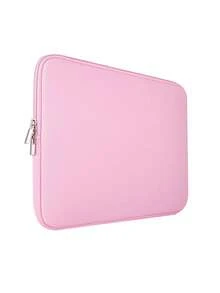 1pc 11.6/12.5/13.3/14/15.4/15.6/16/17 Inch Solid Color Casual Laptop Sleeve Bag, Compatible With Huawei/Apple//HP//Hasee