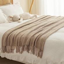 Sofa Blankets, Throw Blankets & Nap Blankets - Caramel - View 6