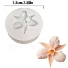 Cattleya Orchid Flower Silicone Mold For Candles, Resin Casting - Homemade Jewelry, Soap And Wax Crafts - Suitable For Home Decor, Gifts And Spring Celebrations - White - View 7