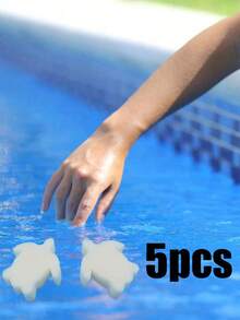 5/10pcs Pool Oil Absorbing Sponge, Hot Tub Scum Absorber, Hot Tub Accessory ,For Swimming Pools And Spas, Furniture, Bathroom, Bathtub, Sink, Floor, Wall, Cleaning Supplies, Household Cleaning Tool, Prepared For School - Multicolor - View 1