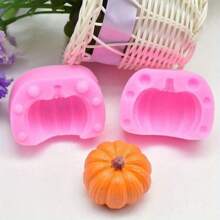Silicone Mold Pumpkin Shape Candle DIY Mold Home Decoration Small Candle Resin Soap Molds