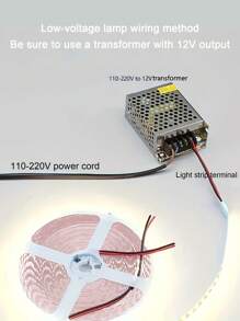 Fita de LED 12V ultrabrilhante - SMD 2835, 196,85 polegadas, 120 LED/m, iluminação flexível branca quente para quarto, cozinha, festas e muito mais, luzes decorativas