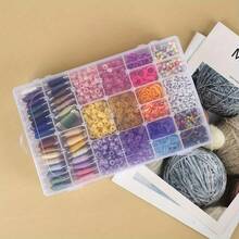 1 pieza Caja de almacenamiento de plástico transparente con tapa con cerradura - Organizador portátil transparente con cerradura segura para cosméticos, joyas, cuentas, manualidades y herramientas pequeñas, ideal para estuche de maquillaje de viaje, bandeja de tocador, almacenamiento de sala de manualidades y taller, contenedor de papelería para el aula y la oficina, organizador de equipos de pesca, regalo y organizador festivo para Navidad y decoración estacional (estilos de color aleatorios)