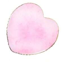 Nail Palette Agate Imitation Nail Blend Palette Nail Polish Color Blend Board Gold Edged Nail Holder Display Board Heart Shaped Cosmetic Blend Tool - 粉色 - 查看 4