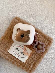 1个可爱小熊造型保护套，兼容苹果蓝牙耳机1/2/3/4、Pro/Pro2/Pro3 - 彩色 - 查看 5