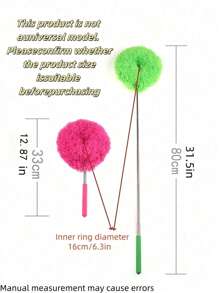 New Retractable Duster Bendable Mini Fiber Duster Dust Sweep Simulation Feather Duster
