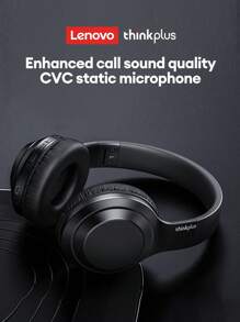 Lenovo Lenovo TH10 Bluetooth Headphones, Over-Ear Gaming Headset With Deep Bass, High-Quality Audio, Microphone, Wired & Wireless Dual Mode, Compatible With Computer & Mobile Devices