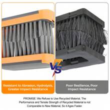 Electric Blind Cleaning Brush, C&Z Slat Cleaner Tool with Ergonomic Handle, Blind Cleaning Pliers for Outdoor Blinds - C Brush & Z Brush, Efficient