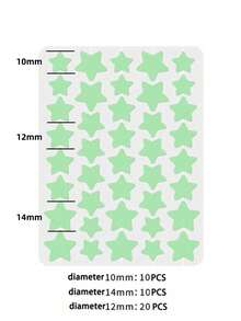 40pcs 240pcs Face Pimple Patches Covering Colored Stickers Hydrogel Patches Photo Essentials Star Shaped Decor Stickers For Concealing Blemishes And Imperfections Easy Peel Off Suitable For Various Parties And Fun Events Star Shaped Decor Stickers Holiday Party Gift Idea Cute Star Shaped Colorful DIY Stickers , Back To School Gifts - Multicolor - View 13