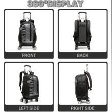 Wheeled Travel Bag For Teenagers Traveling For Business Purposes Kids Roller Backpack For Boys Children's Luggage With Wheels School Bag Wheeled Backpack Bag For School School Accessories School Stuff