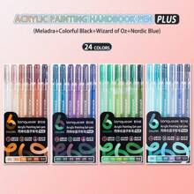 Languo 90 Colors Acrylic Gel Pens Set - 1.0mm Fine Tip For Drawing, Sketching & Art Journaling | Smooth Blending, Large Ink Capacity | Ideal For Artists, Beginners, School Supplies, Back To School